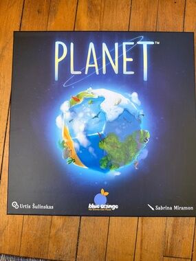 Planet Board Game Blue Orange Games Open Box